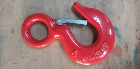 2 Ton SWL Eye Hook with Safety Latch