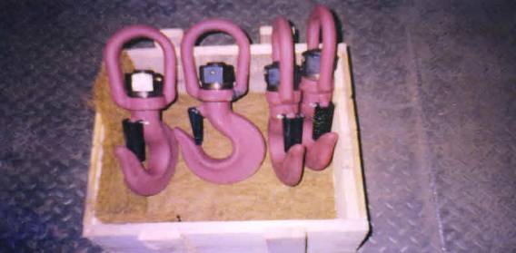 11 Ton SWL Swivel Hooks with Safety Latch